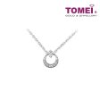 TOMEI Glittery Droplet Diamond Pendant Set, White Gold 585 (P6214) For Sale