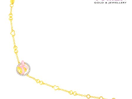 TOMEI My Melody Bracelet, Yellow Gold 916 Online