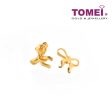 TOMEI Sweet Petite Earrings, Yellow Gold 916 (9Q-YG1193E-1C) (2.27G) Sale