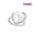 TOMEI Ring, Diamond Pearl White Gold 750 (DR92433) Sale