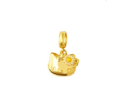 TOMEI x Hello Kitty with Flower Bow Charm, Yellow Gold 916 (HK-YG0581P-EC-2.36G) Cheap