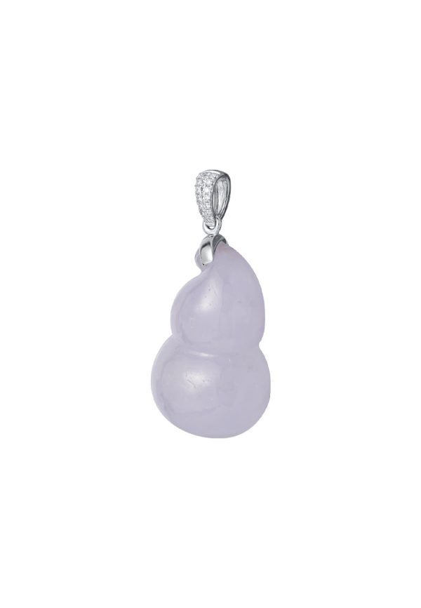 TOMEI Purple Jade Gourd Pendant, White Gold 750 Online