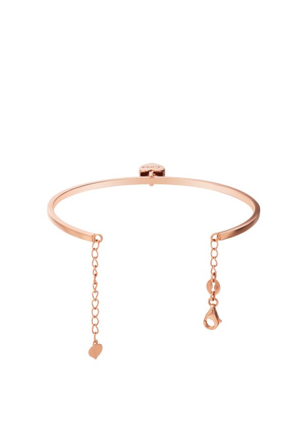 TOMEI Rouge Collection, Love Charm Bangle, Rose Gold 750 Fashion