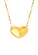 TOMEI Simply Love Necklace, Yellow Gold 916 Supply