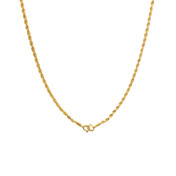 TOMEI Men s Twisted Sg Chain, Yellow Gold 916 Hot on Sale