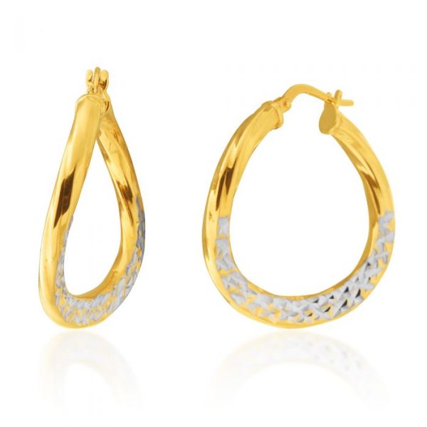 9 Carat Silverfilled 26mm Hoop Earrings Sale