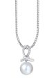 TOMEI Pearl Pendant Set, White Gold 585 Supply