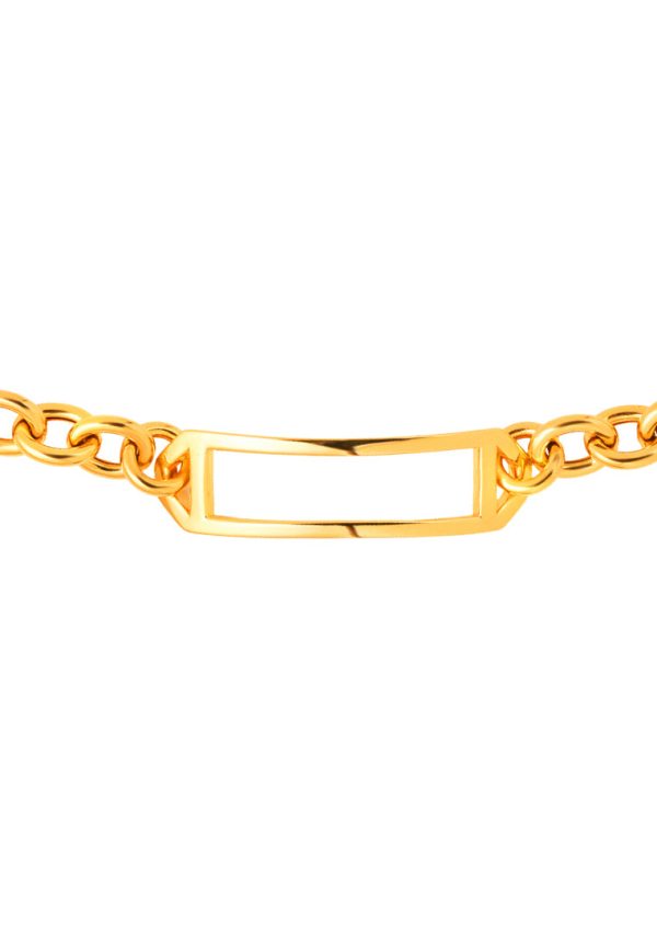 TOMEI Knot Bracelet, Yellow Gold 916 For Cheap