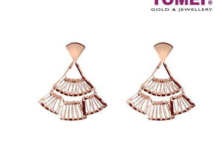 TOMEI Rouge Collection, Glamorously Mesmeric Earrings, Rose Gold 750 (WQ17-DS) Hot on Sale