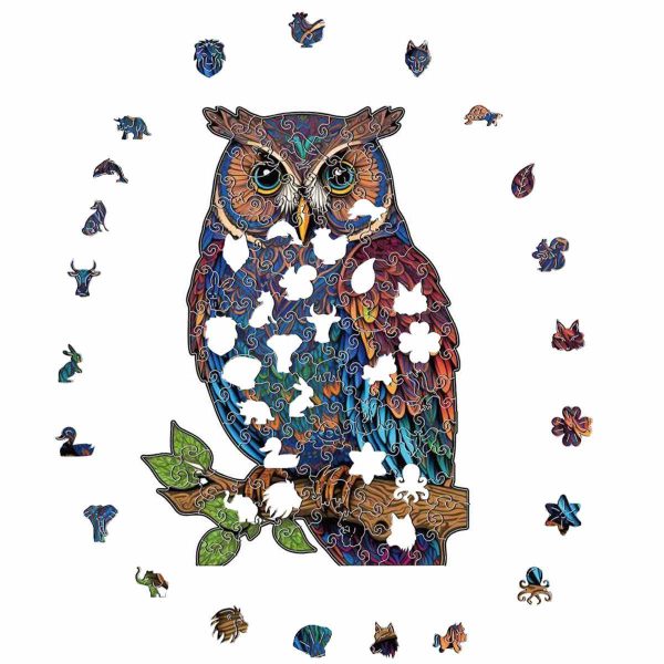 Wisdom Owl - Jigsaw Puzzle Online now