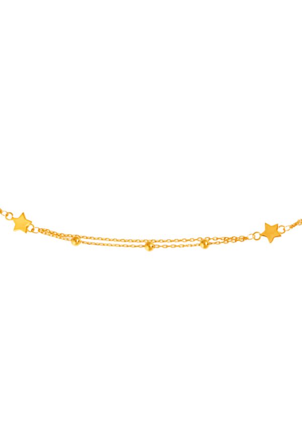 TOMEI Lusso Italia Chasing the Stars Bracelet, Yellow Gold 916 on Sale