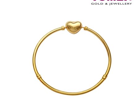 TOMEI Chomel Bangle, Yellow Gold 916 For Cheap