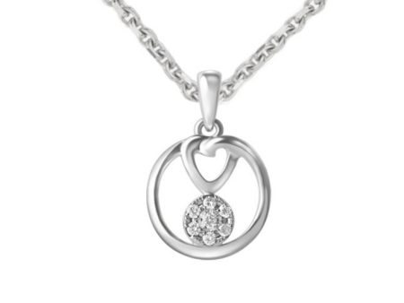 TOMEI Diamond Pendant Set I White Gold 585 Hot on Sale