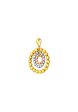 TOMEI Trio-Circle Of Bead Pendant, Yellow Gold 916 For Discount