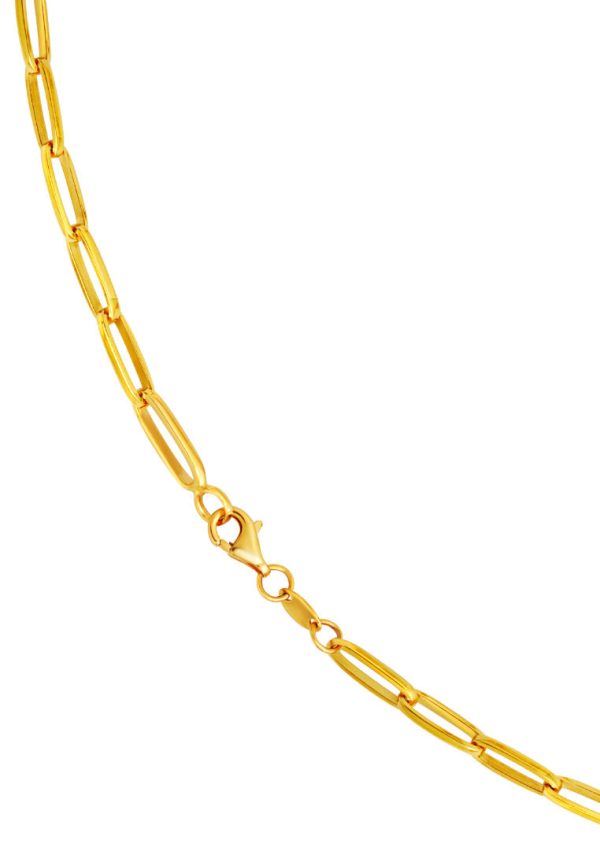 TOMEI Lusso Italia Loop Link Necklace, Yellow Gold 916 Sale