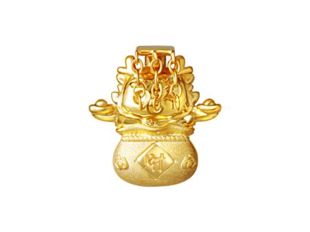 TOMEI Supreme Dragon Charm, Yellow Gold 916 Discount