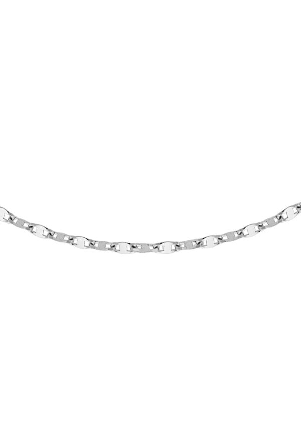 TOMEI Flated Necklace, White Gold 375 For Sale