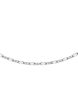 TOMEI Flated Necklace, White Gold 375 For Sale