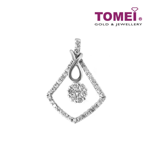 TOMEI Marquetry of Majestic Spellbound Pendant, Diamond White Gold 750 (DP44707-142736) Sale