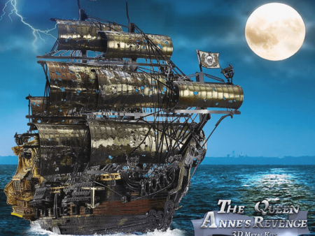 The Queen Anne s Revenge Pirate Ship 3D Watercraft Model Online now