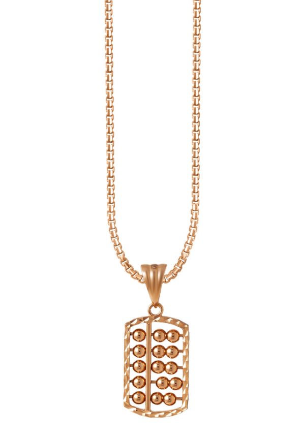 TOMEI Rouge Collection Abacus Pendant, Rose Gold 750 Online