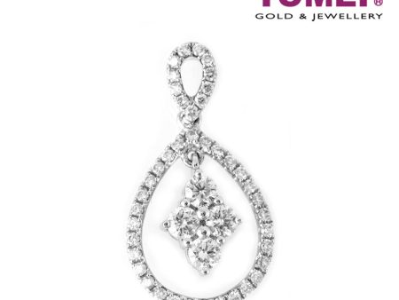 TOMEI Pendant of Candescent Splendour, Diamond White Gold 750 (P4670) Online