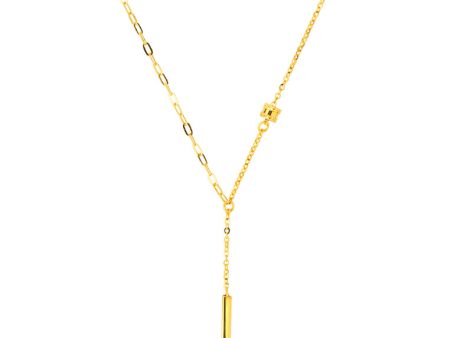 TOMEI Stick Necklace, Yellow Gold 999 (5D) Hot on Sale