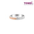 TOMEI EB Evermore Ring For Him, White+Rose Gold 750 Supply