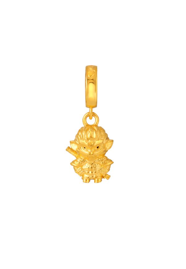 TOMEI Monkey King Charm, Yellow Gold 916 Online Hot Sale