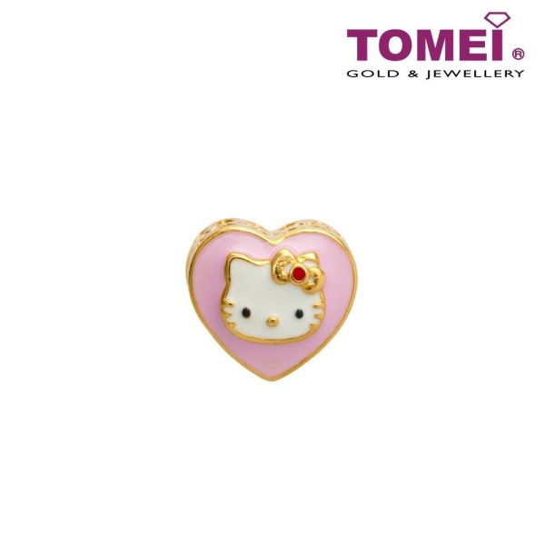 TOMEI x Hello Kitty with Kitty In Love Charm, Yellow Gold 916 Discount