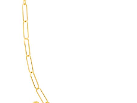 TOMEI Sinki Heart Bracelet, Yellow Gold 916 Online Hot Sale