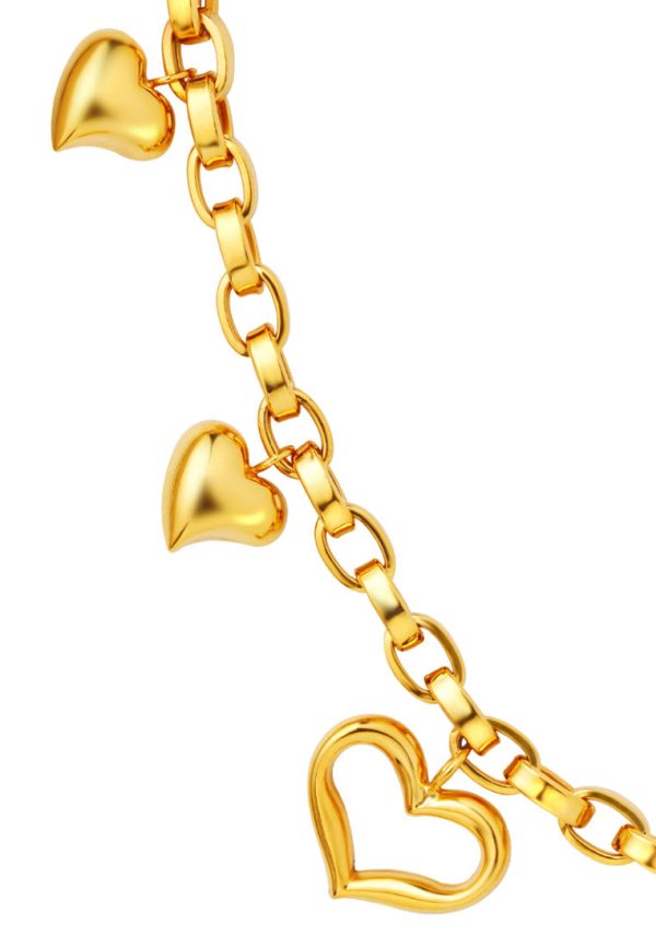 TOMEI Lusso Italia Love Stories Bracelet, Yellow Gold 916 Supply