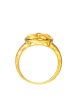 TOMEI Sri Puteri Collection Hibiscus Ring, Yellow Gold 916 Online now