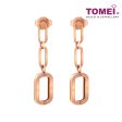 TOMEI Rouge Collection, Link Earrings Rose Gold 750 Online now