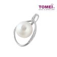 TOMEI Pendant, Diamond Pearl White Gold 750 (P5432) Hot on Sale