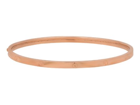 TOMEI Rouge Collection Dwi-sided Laser Bangle, Rose Gold 750 Discount