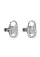 TOMEI Opulent Ovals Collection Diamond Earrings, White Gold 585 Sale