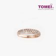 TOMEI Ring, Diamond Rose Gold 750 Supply