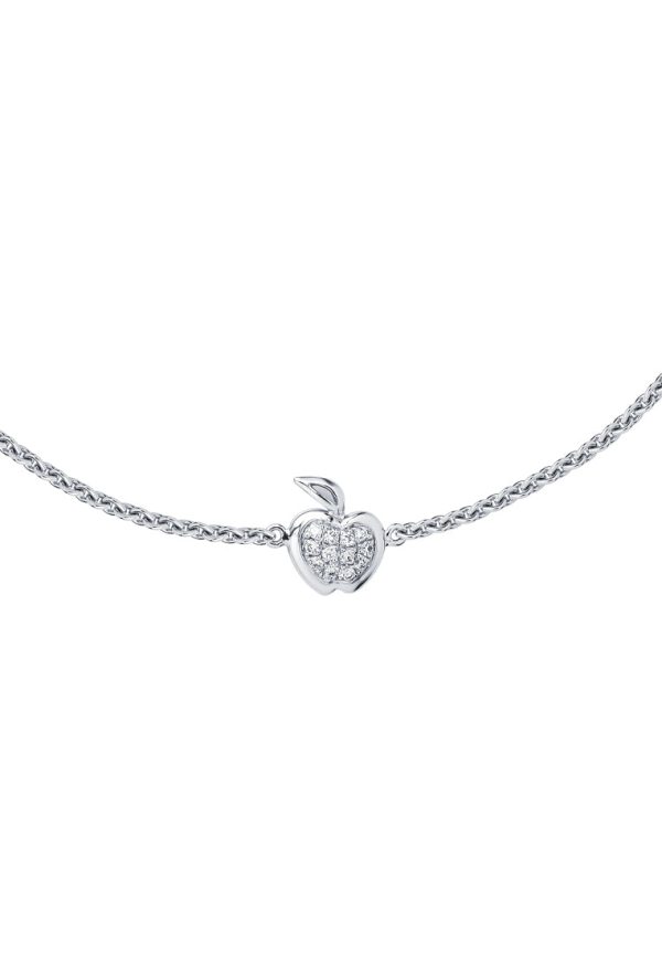 TOMEI Twinkling Apple Diamond Bracelet, White Gold 750 Online