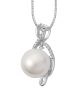 TOMEI Pendant, Diamond Pearl White Gold 750 (P4673) Online