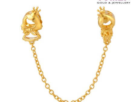 TOMEI Prince & Princess Charm, Yellow Gold 916 Online now