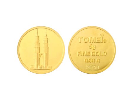 [Tomei Exclusive] KLCC Twin Towers Wafer | 2 Gram | 5 Grams | Fine Gold 9999 For Discount