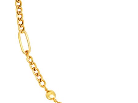 TOMEI Lusso Italia Love Badge Bracelet, Yellow Gold 916 Online Hot Sale