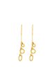 TOMEI Lusso Italia Dangling Circle Earrings, Yellow Gold 916 Discount