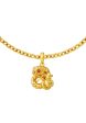 TOMEI Snake with Money Bag Pendant, Yellow Gold 916 Fashion