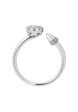 TOMEI Diamond Open Ring, White Gold 375 Online now