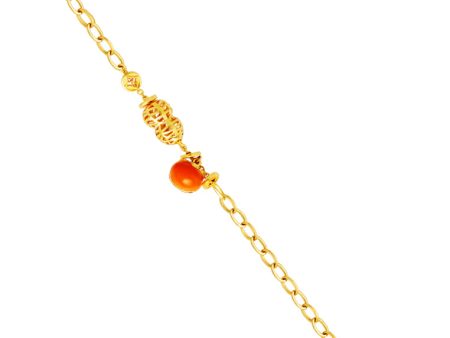 TOMEI Peanut & Persimmon Bracelet, Yellow Gold 916 on Sale