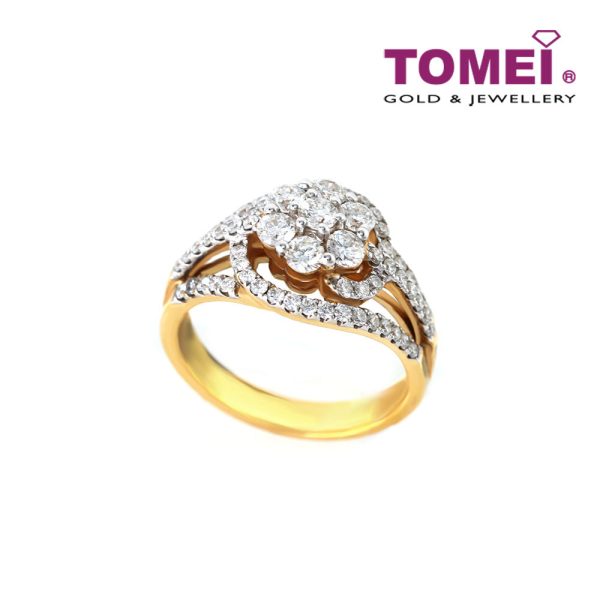 TOMEI Ring, Diamond Yellow Gold 750 (R1056) Online