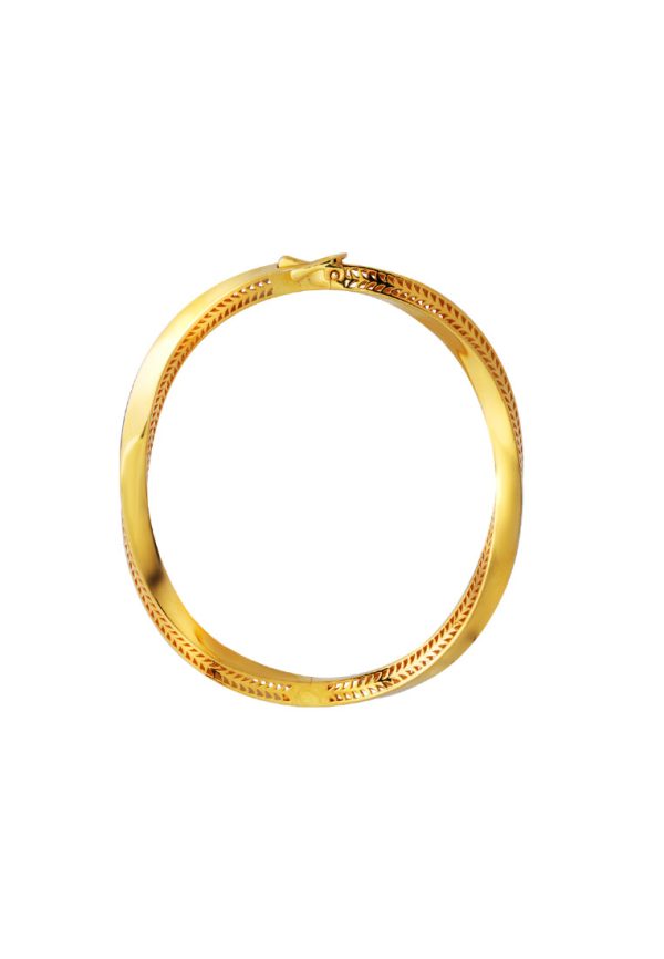 TOMEI Satisfactory Perfect Bangle, Yellow Gold 916 on Sale