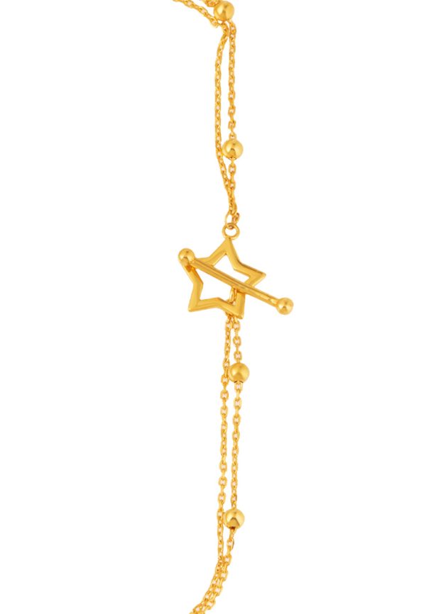 TOMEI Lusso Italia Chasing the Stars Bracelet, Yellow Gold 916 on Sale